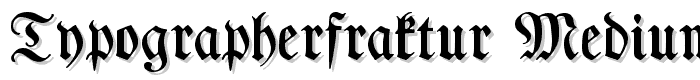 TypographerFraktur Medium font